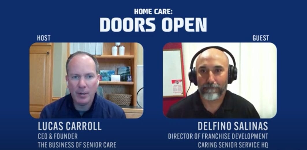 Del Salinas featured on Home Care: Doors Open podcast with Lucas Carroll